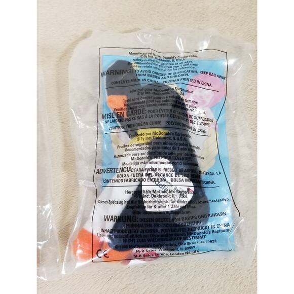 McDonalds TY Doby & Waddle Plush Toy Animal 4" New Sealed 1998 x2 Vintage - Picture 5 of 8